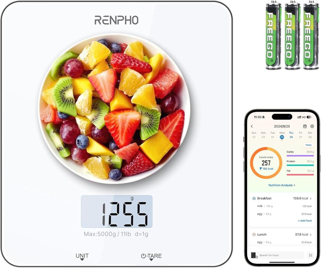 RENPHO Food Scale with Nutritional Calculator